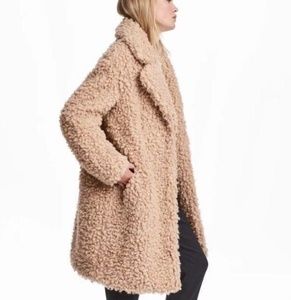 High pile teddy bear coat